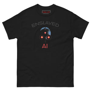 ENSLAVED x AI Robot Skull Tee Black
