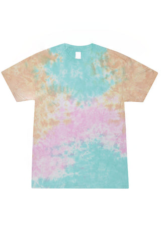 Turquoise Brown Tie Dye T-Shirt