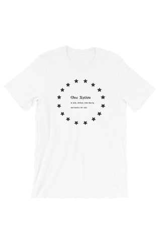 ONE NATION Divided Tee White