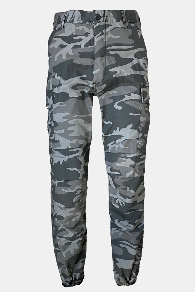 Black/Grey Camo Cargo Pants – ENSLAVED