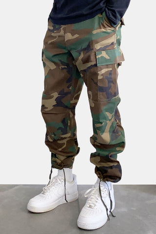 Cinch Leg Camo Cargo Pants