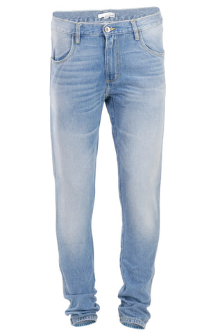 Faded Indigo Tapered Jeans