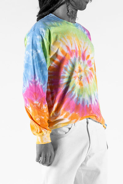 Colors Long Sleeve Tie Dye T-Shirt